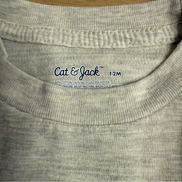 Cat & Jack Long Sleeve Shirt bundle +leggings black - Picture 3 of 5